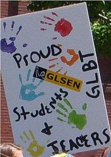 GLSEN is an organization for students, parents, and teachers that tries to affect positive change in schools.