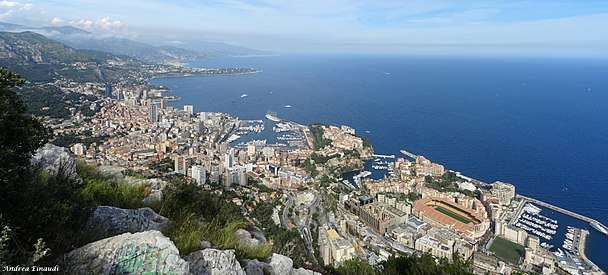 Monaco from the Tête de Chien