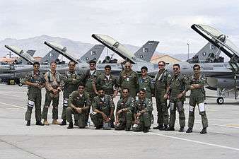The PAF's fighter pilots with the greenish g-suit in comparison to USAF.