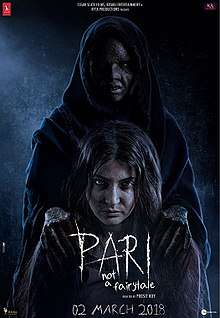 The poster features Anushka Sharma and a witch behind her. The title appears at bottom.