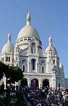  The Basilica of the Sacred Heart in Paris, France.