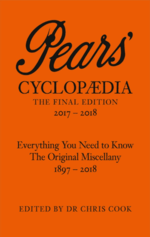 Front cover of the 2017 edition of Pears' Cyclopaedia