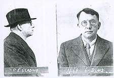 Percy Glading, 1938 mugshot.