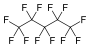 Structural formula of perflenapent