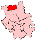 A small constituency in the northwest of the county.