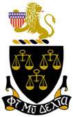 Crest of Phi Mu Delta Fraternity