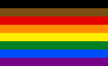 Eight-color pride flag