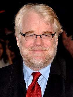 Photo of Hoffman at Cannes in 2002 promoting Punch-Drunk Love