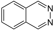 Skeletal formula of phthalazine