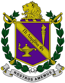 The official coat of arms of Pi Lambda Phi
