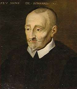 Portrait of Ronsard by an unknown artist, ca. 1620.