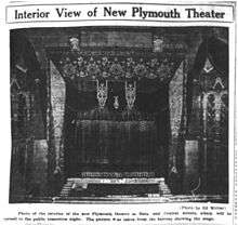 View of Stage, 1928