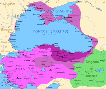 Map of the Kingdom of Pontus