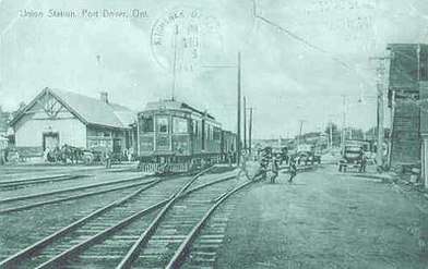 Union Station in Port Dover, circa the late-1930s.