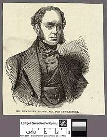 A portrait of Humphrey Brown