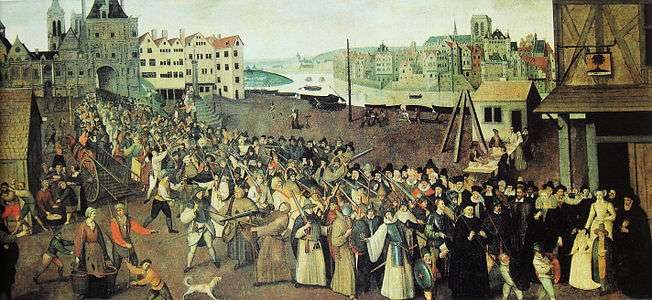 Armed procession of the Holy League in Paris, 1590