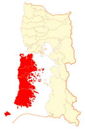 Location in the Los Lagos Region