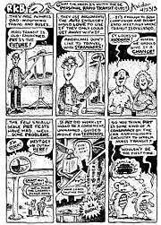 A Roadkill Bill comic strip about Wikipedia