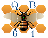 The QB64 logo