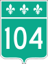 Route 104 shield