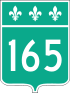 Route 165 shield