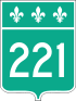 Route 221 shield