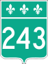 Route 243 shield