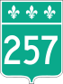 Route 257 shield