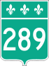 Route 289 shield