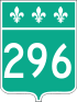 Route 296 shield
