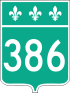 Route 386 shield