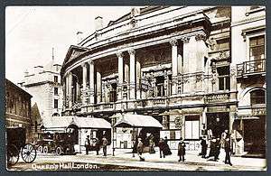 Queen's Hall from Langham Place, 1912
