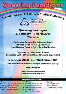 Poster for the first QP conference