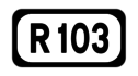 R103 road shield}}