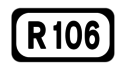 R106 road shield}}
