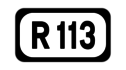 R113 road shield}}