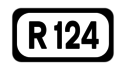 R124 road shield}}