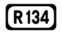 R134 road shield}}