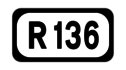 R136 road shield}}