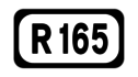 R165 road shield}}