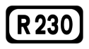 R230 road shield}}