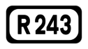R243 road shield}}