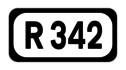R342 road shield}}