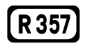 R357 road shield}}
