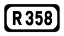 R358 road shield}}