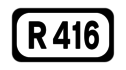 R416 road shield}}