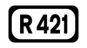 R421 road shield}}