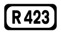 R423 road shield}}