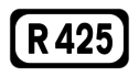R425 road shield}}