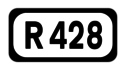 R428 road shield}}